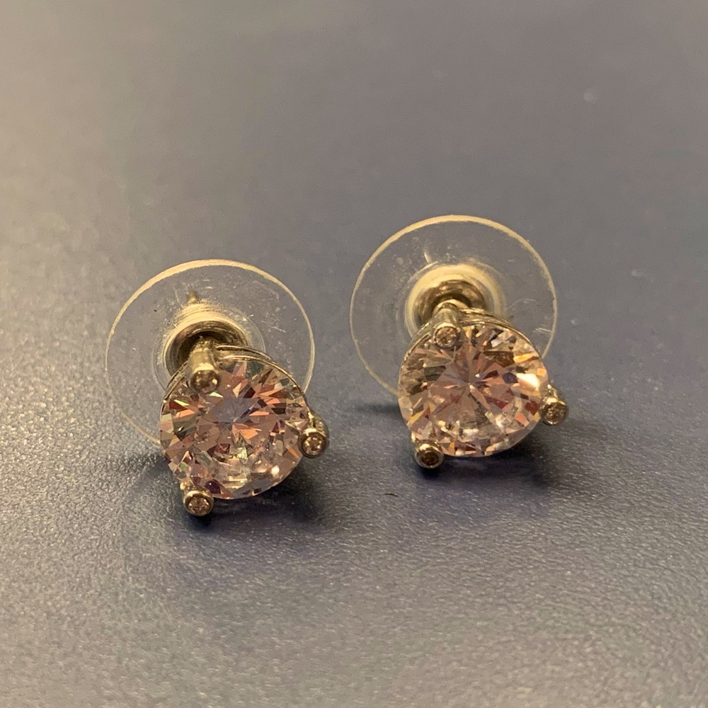 Betsy Johnson pierced earrings… Extremely dainty….. simple elegant